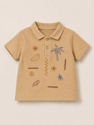 Fawn Polo T-Shirt for Older Boys & Kids (8–16 Years) BloomUp