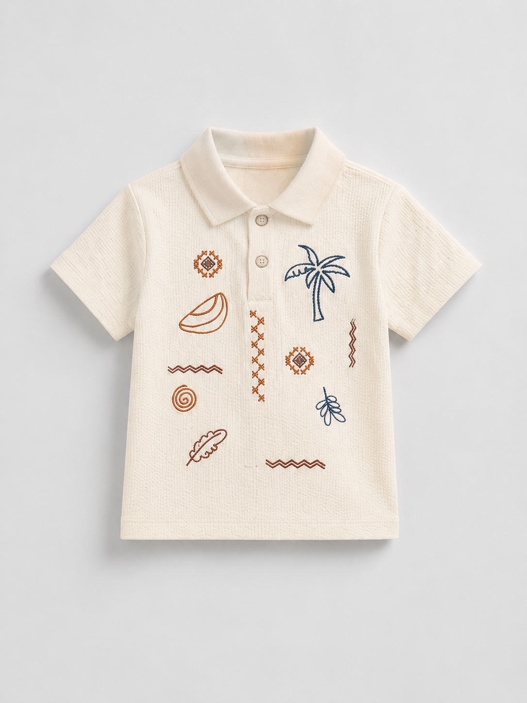 Off-White Polo T-Shirt for Older Boys & Kids (8–16 Years) BloomUp
