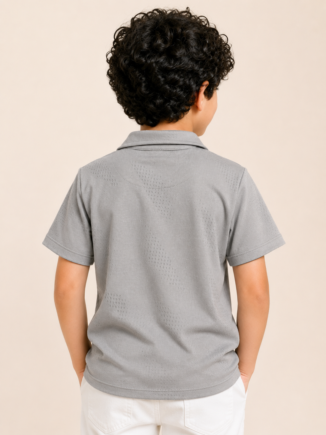 Grey Premium Casual Boys  Soft Cotton T-Shirt BloomUp
