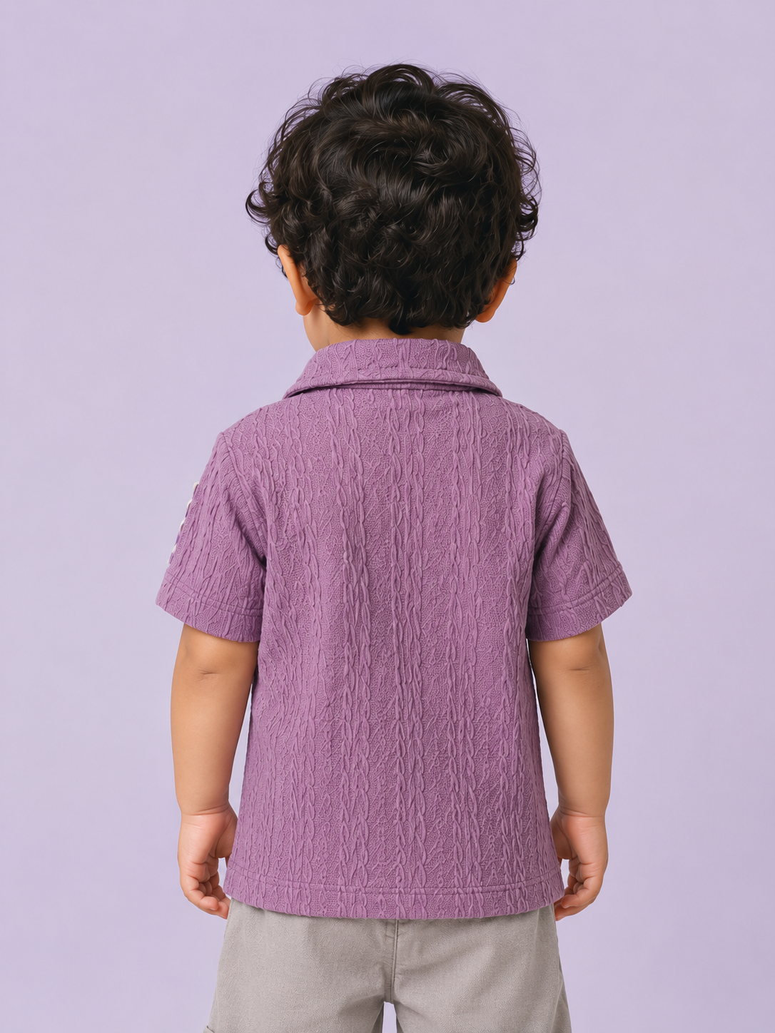 Purple Polo T-Shirt for Older Boys & Kids (8–16 Years) BloomUp