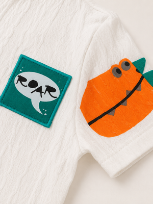 White Kids Polo T-Shirt for Older Boys BloomUp