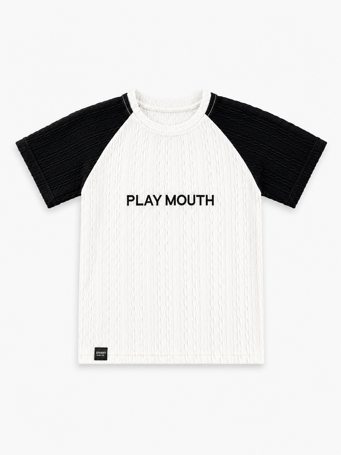 White Stylish Playwear Boys  Soft Cotton T-Shirt BloomUp