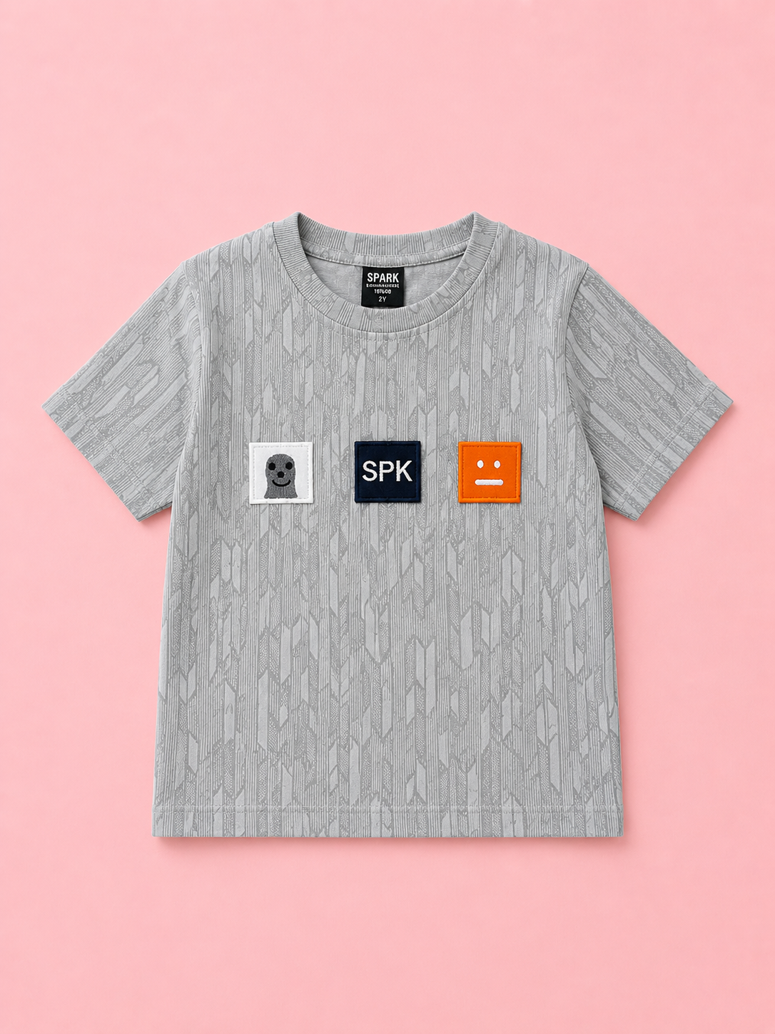 Boys Grey Soft Cotton T-Shirt Casual Fashion Kids Wear BloomUp
