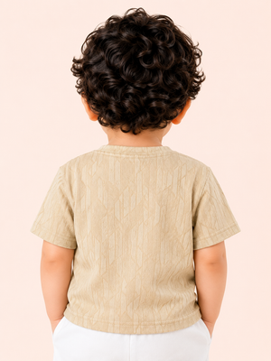 Boys Fawn Soft Cotton T-Shirt Casual Fashion Kids Wear BloomUp
