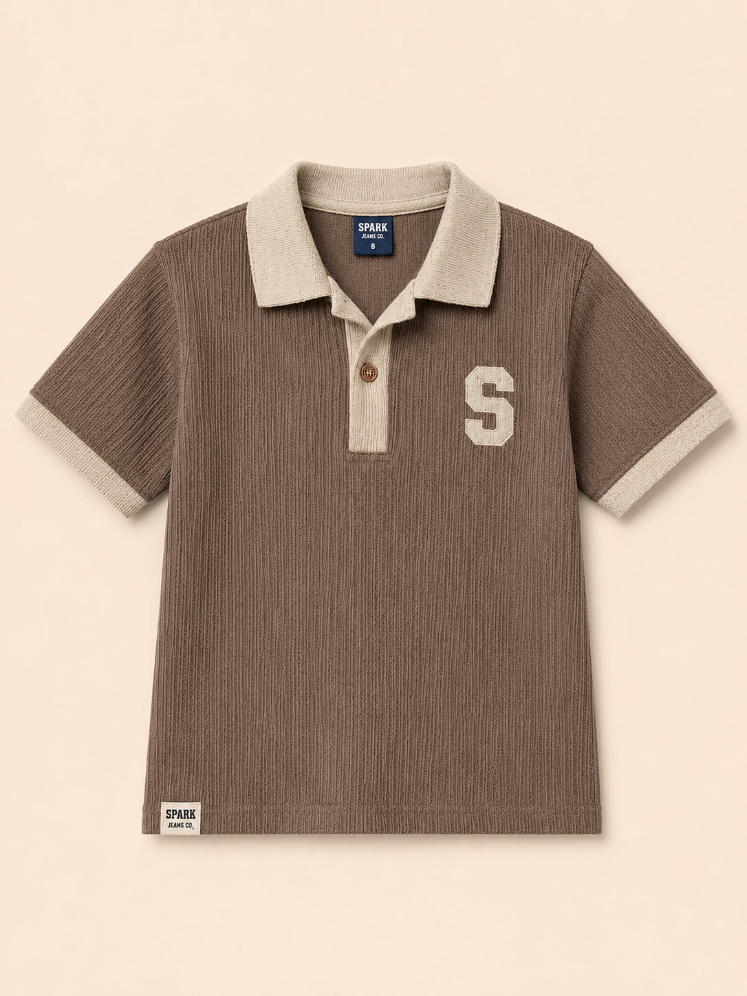 Brown Comfort Fit Boys  Soft Cotton T-Shirt BloomUp