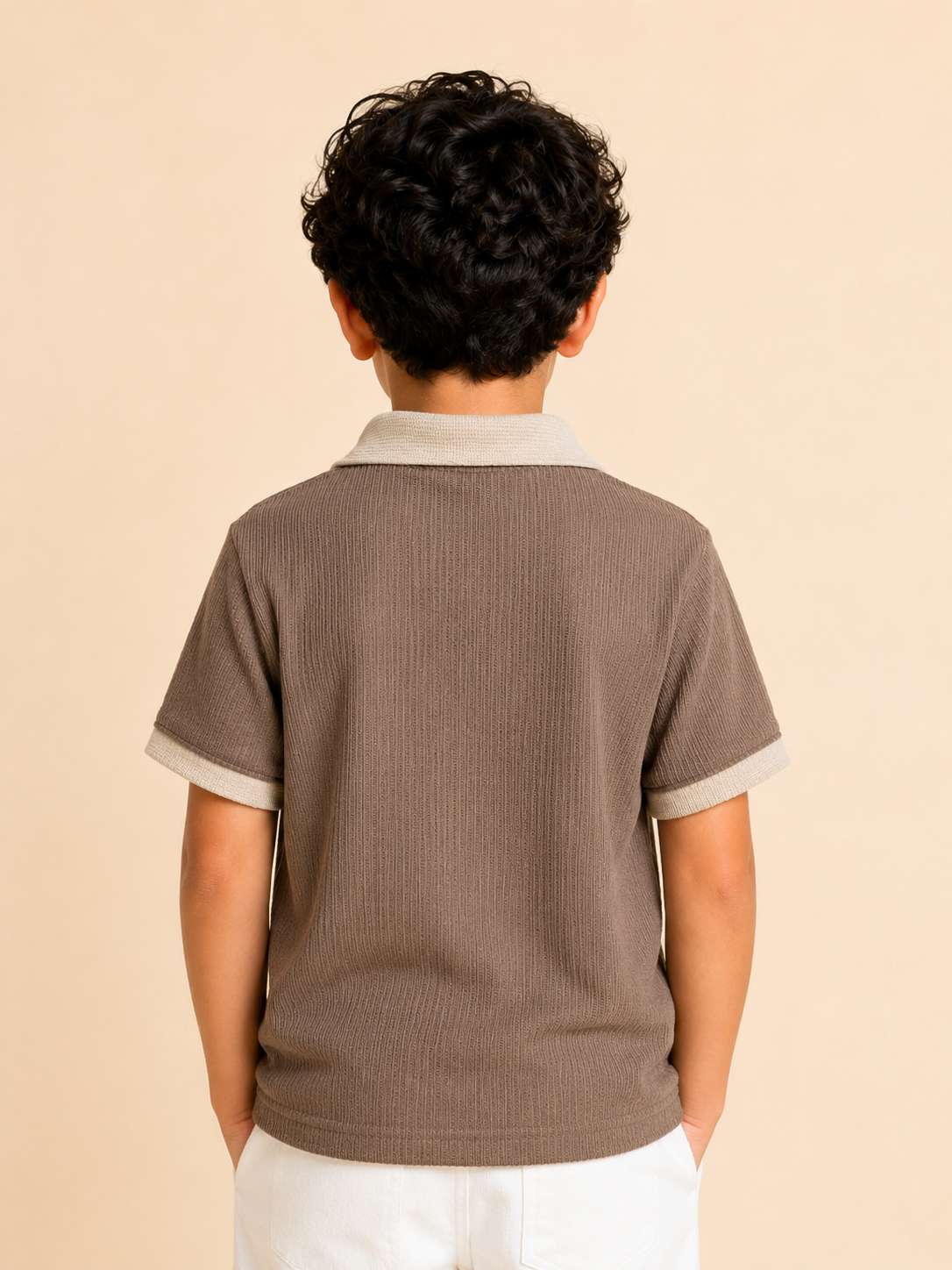Brown Comfort Fit Boys  Soft Cotton T-Shirt BloomUp
