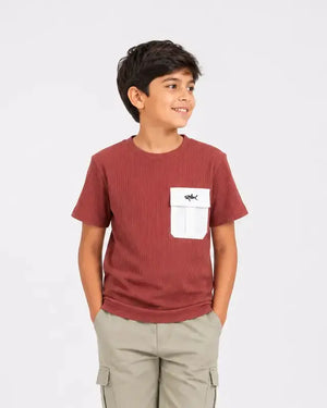 Bricks Stylish Playwear Boys  Soft Cotton T-Shirt BloomUp