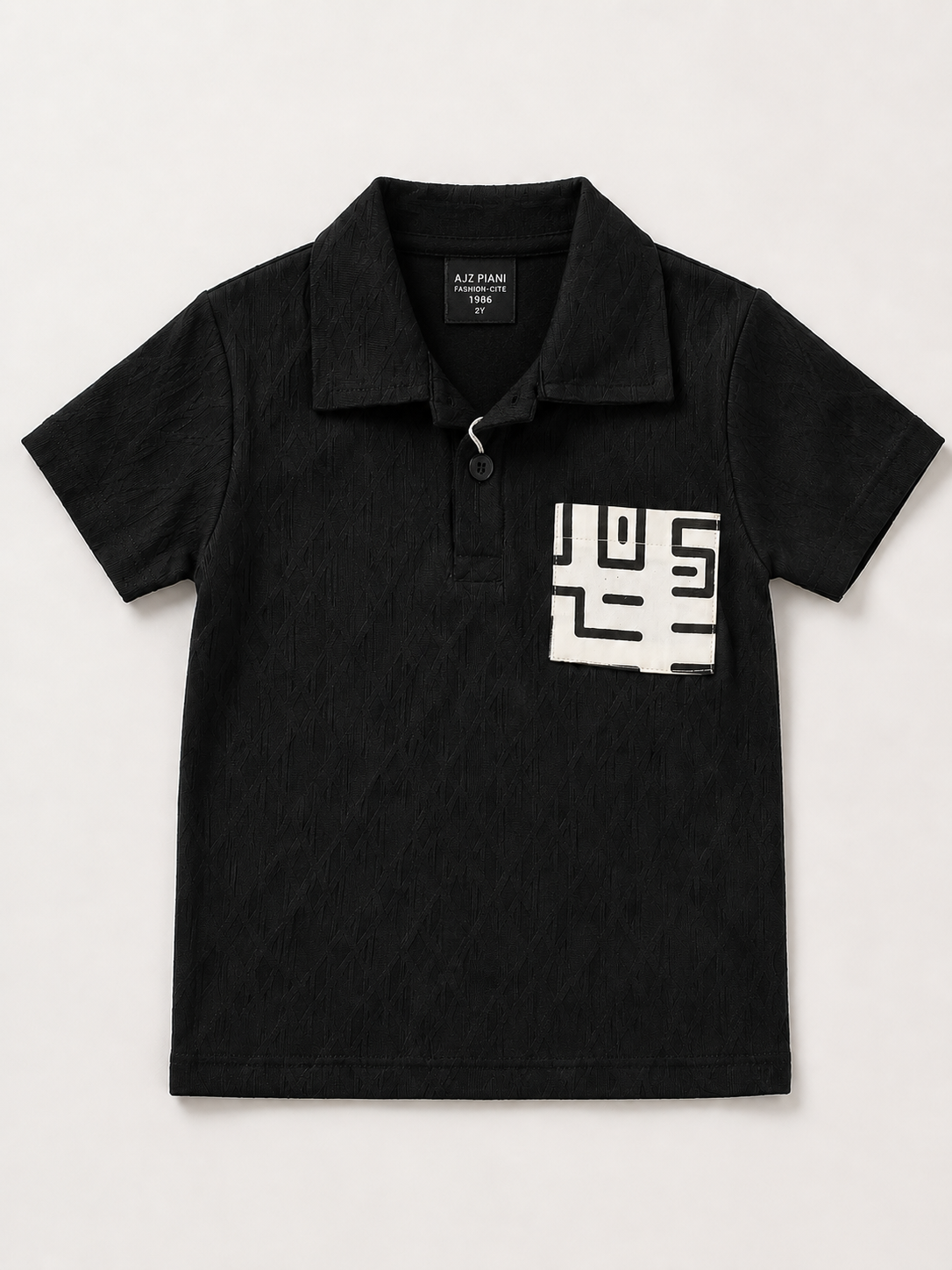 Boys Black Graphic T Shirt & Shorts Set Kidswear Cotton BloomUp