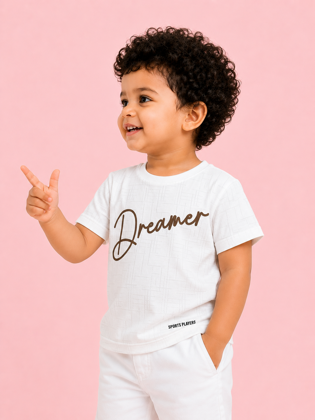 Boys White Soft Cotton T-Shirt Casual Fashion Kids Wear BloomUp
