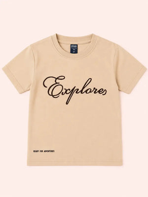 Boys Fawn Soft Cotton T-Shirt Casual Fashion Kids Wear BloomUp