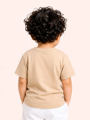 Boys Fawn Soft Cotton T-Shirt Casual Fashion Kids Wear BloomUp