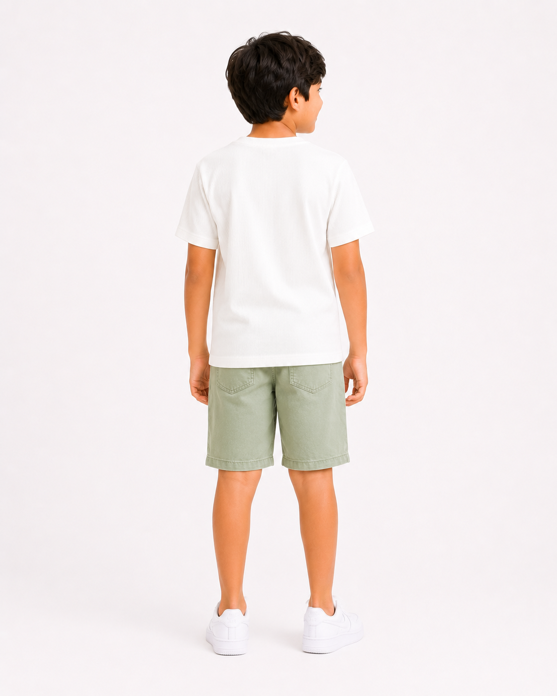 White Premium Casual Boys  Soft Cotton T-Shirt BloomUp