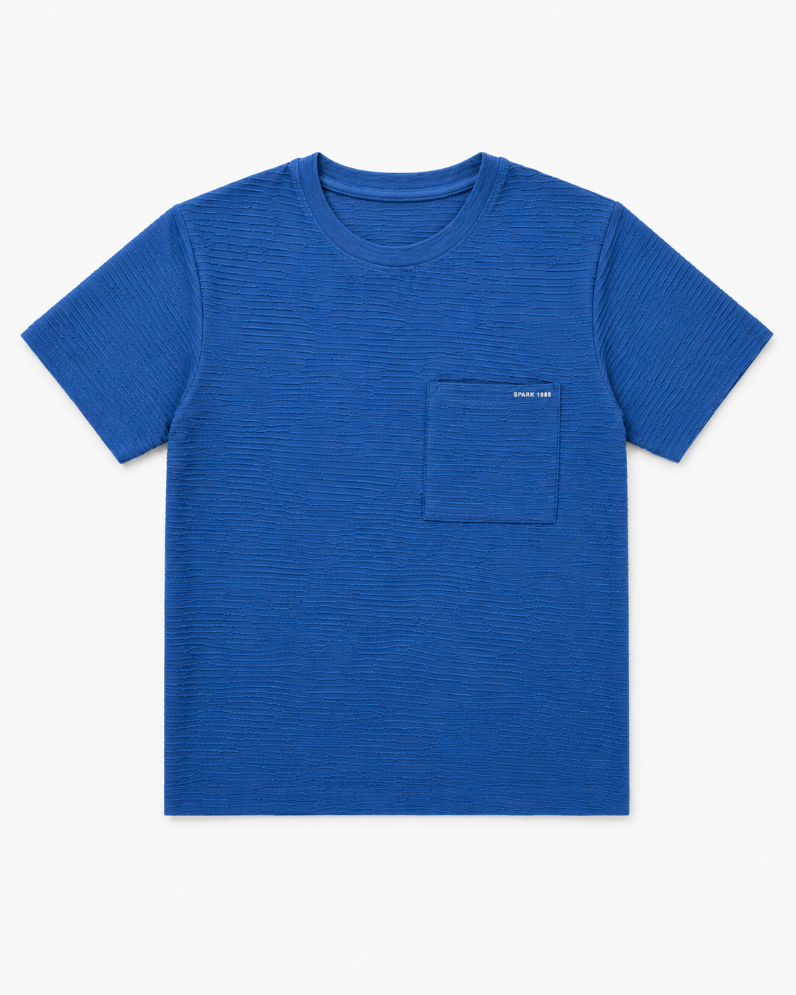 Boys Blue Short Sleeved Shirt Soft Cotton T-Shirt BloomUp