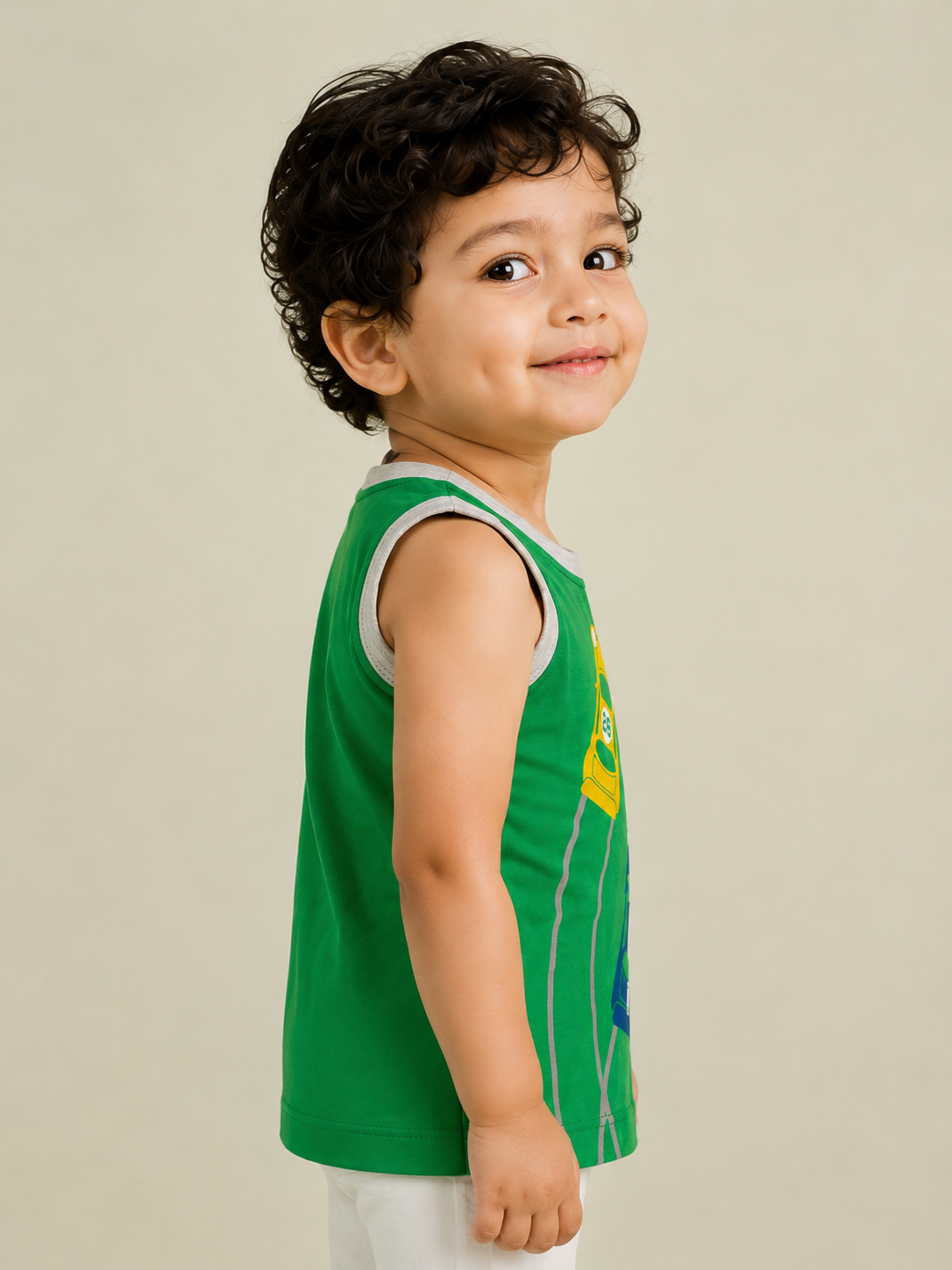 Green Graphic T-Shirt for Older Boys & Kids BloomUp