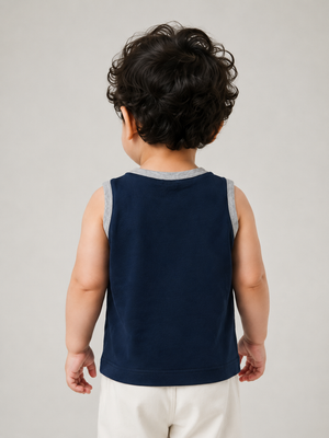 Navy Graphic T-Shirt for Older Boys & Kids BloomUp