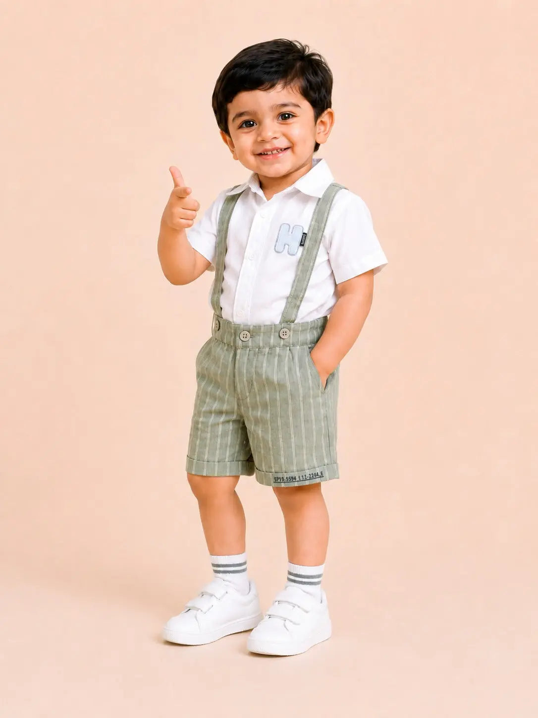 BloomUp Kids Pista Green Co-ord Top & Pant Set