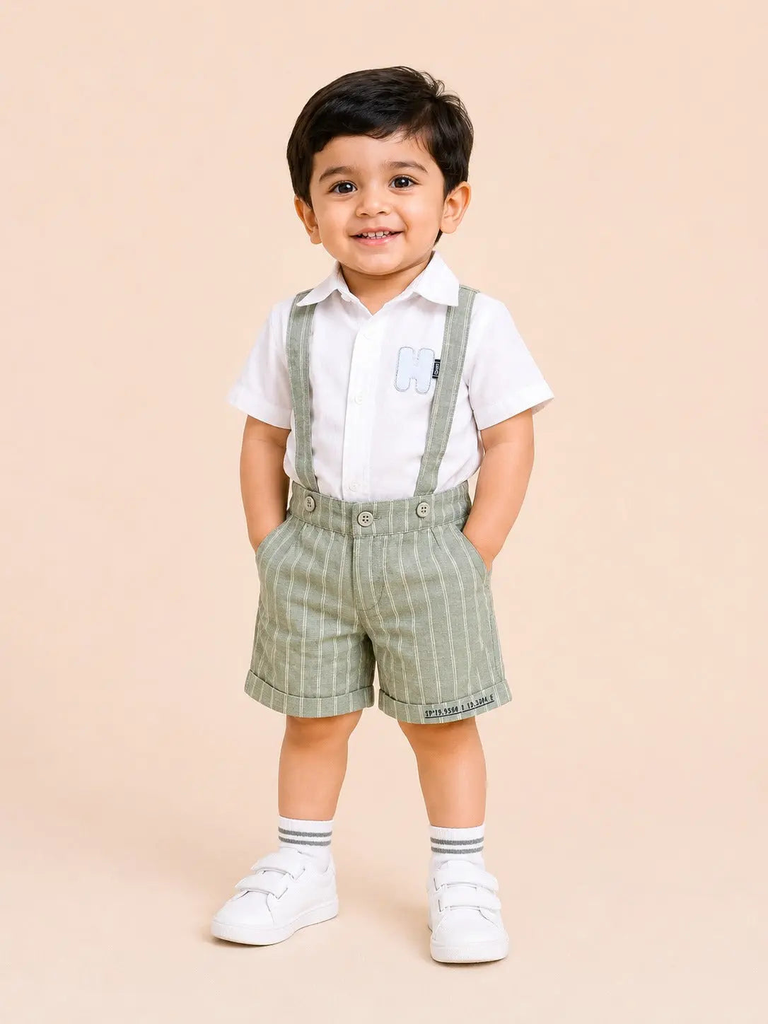 BloomUp Kids Pista Green Co-ord Top & Pant Set