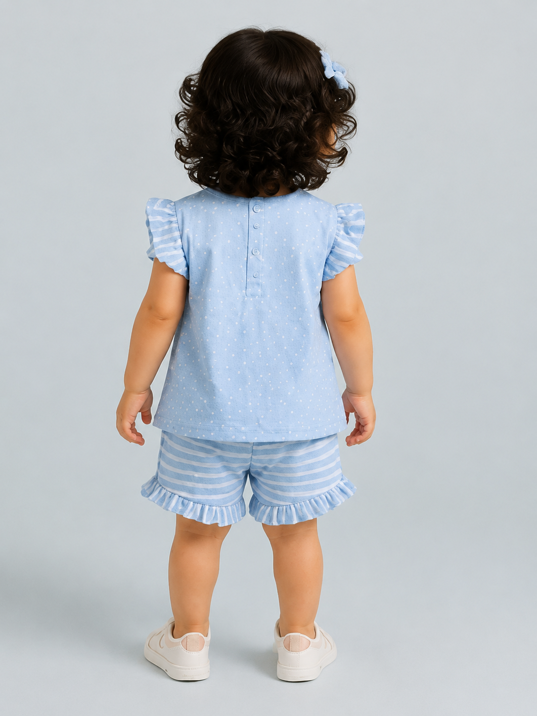 Powder Blue 2-Piece Knit Set for Girls 0-24M BloomUp