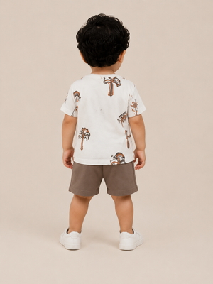 Rich Chocolate Brown 2-Piece Boys Set 0-24M BloomUp