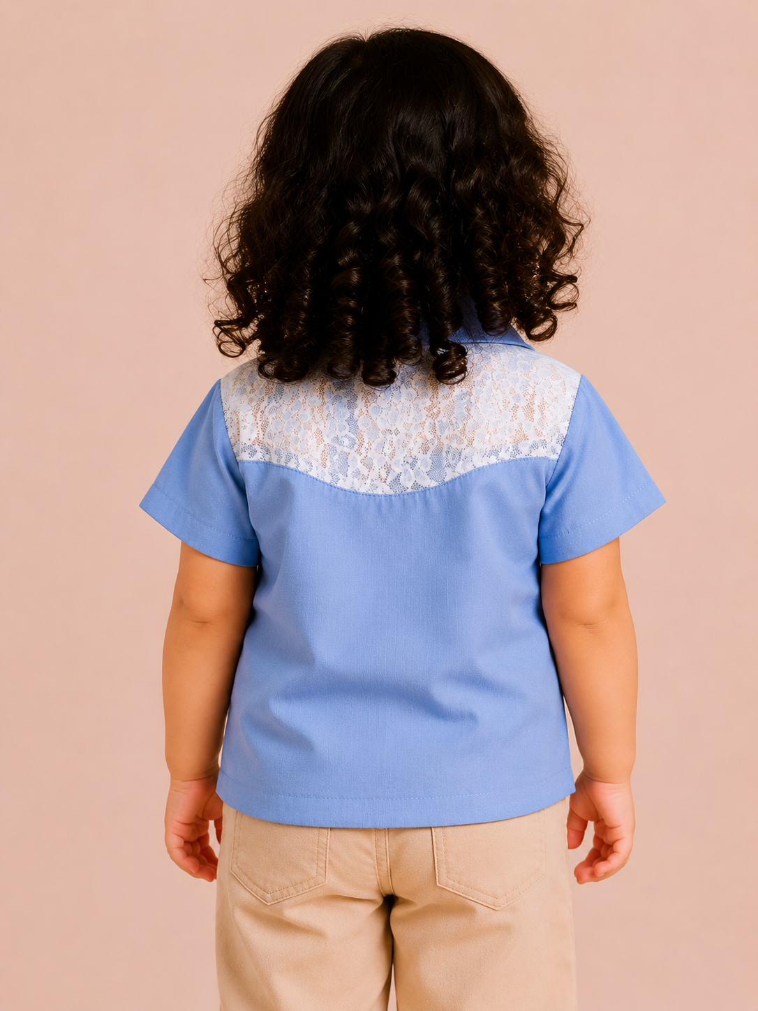 Cheerful Blue Girls Shirt 0-24M BloomUp