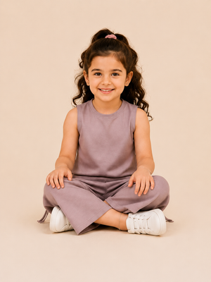 Elegant Beige 2-Piece Girls Set 0-24M BloomUp