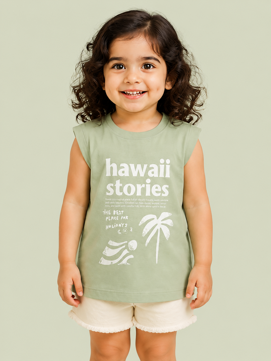 Calm Sage Green Boys Top 0-24M BloomUp