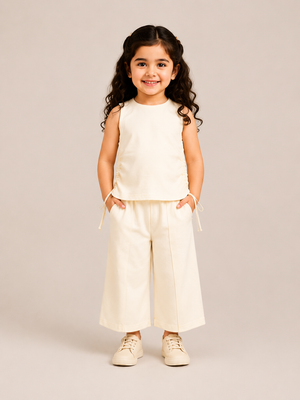 Classic Off-White 2-Piece Girls Set 0-24M BloomUp