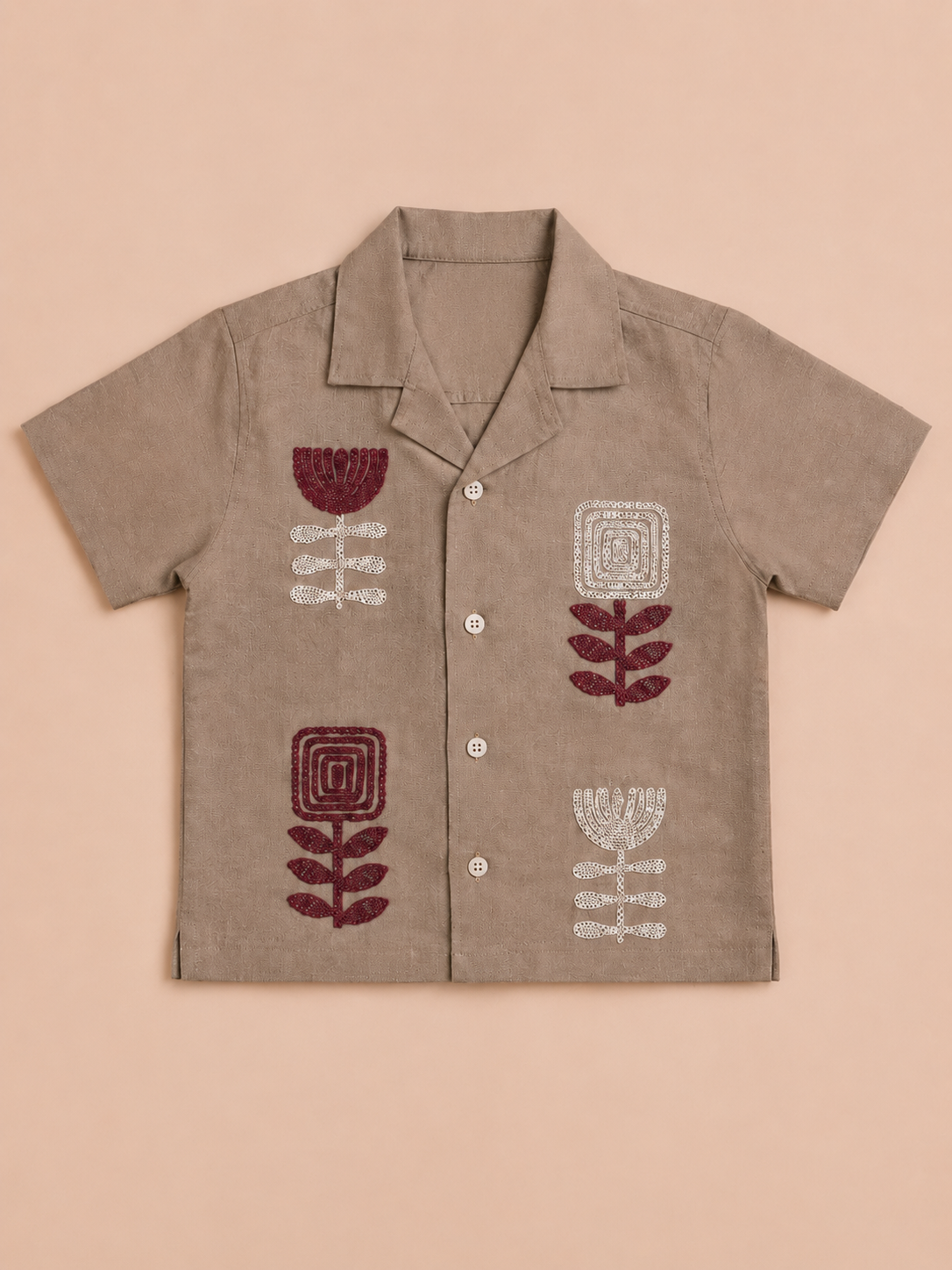 Warm Tan Boys Shirt 0-24M BloomUp