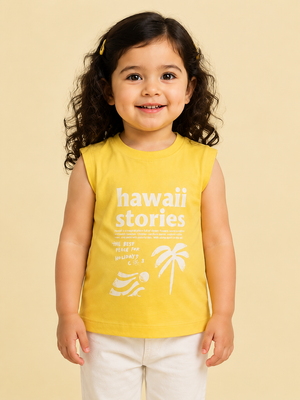 Sunny Yellow Boys Top 0-24M BloomUp