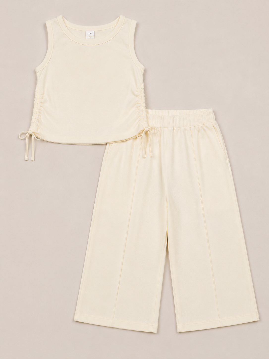 Classic Off-White 2-Piece Girls Set 0-24M BloomUp
