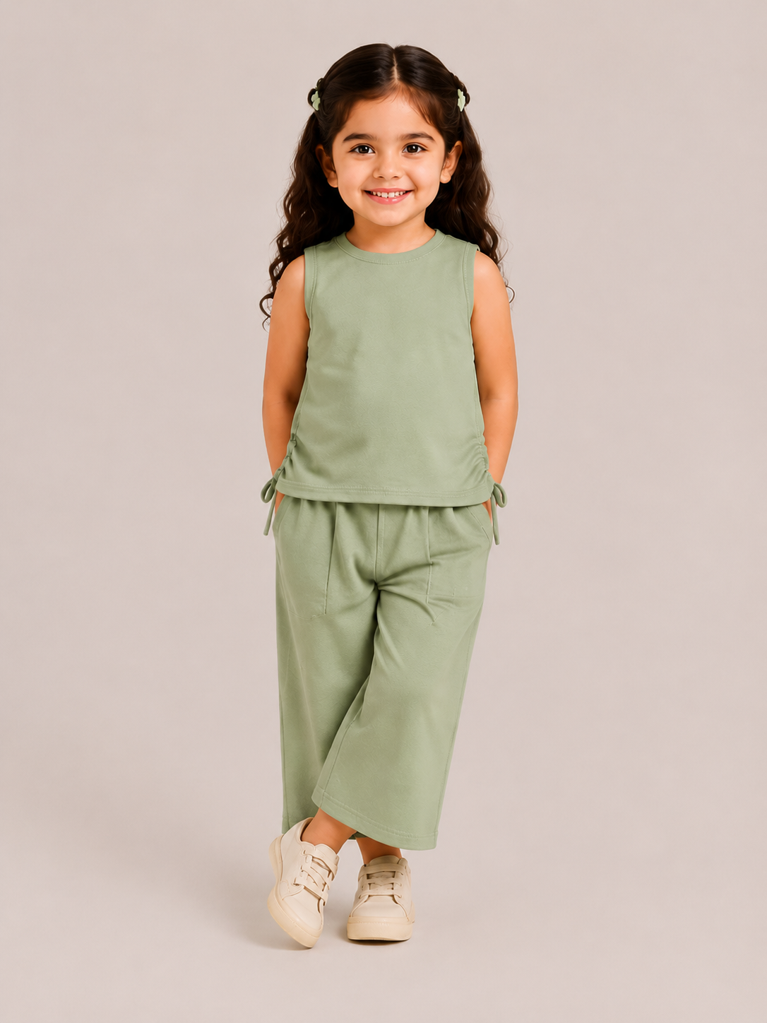 Serene Sage Green 2-Piece Girls Set 0-24M BloomUp